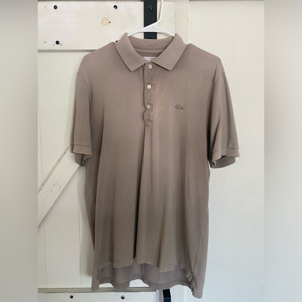 Mens US-large rare vintage washed Lacoste polo.